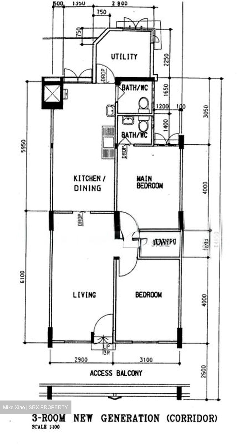Blk 256 Kebun Baru View (Ang Mo Kio), HDB 3 Rooms #554919411